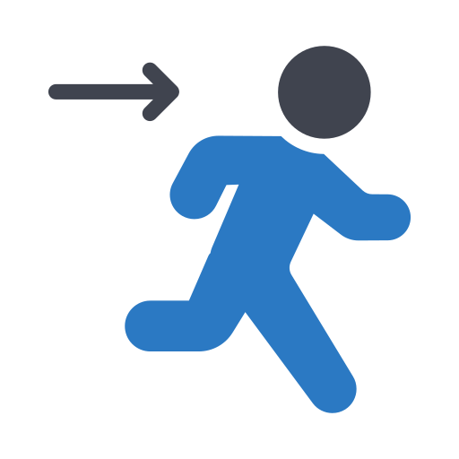 läufer Generic Blue icon