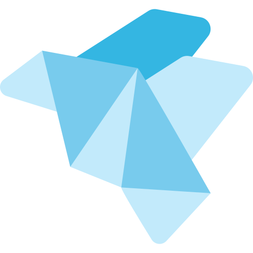 origami Kawaii Flat icoon