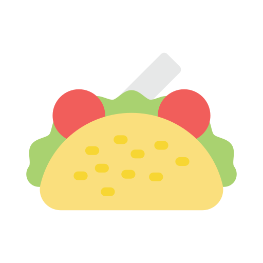 tacos Vector Stall Flat icon