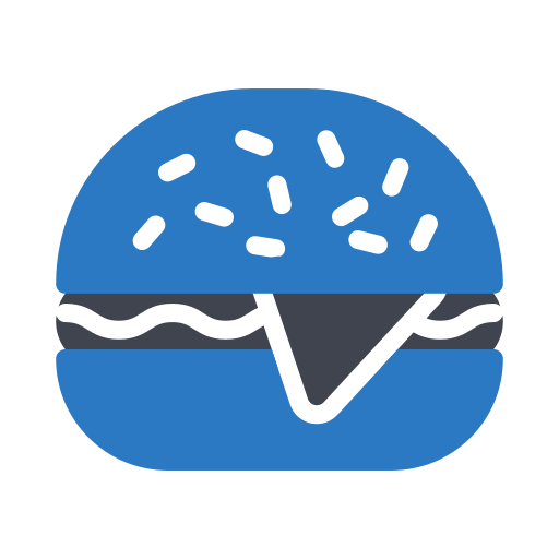 hamburger Generic Blue Icône
