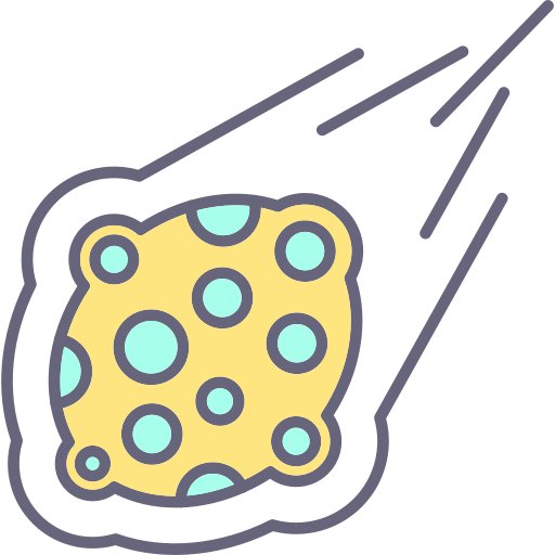 Meteorite Generic Outline Color icon