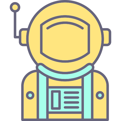 astronaut Generic Outline Color icoon