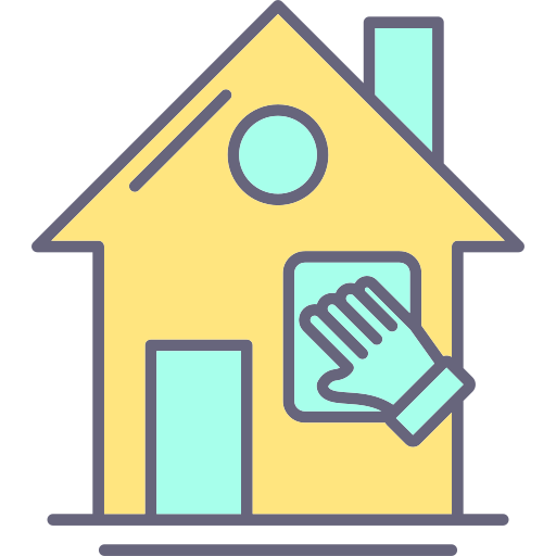 집 청소 Generic Outline Color icon
