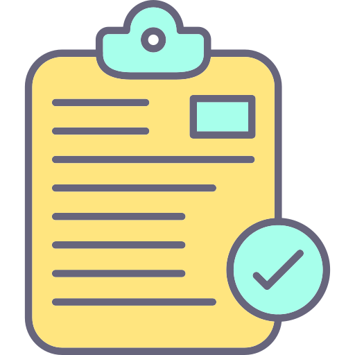 Notepad Generic Outline Color icon