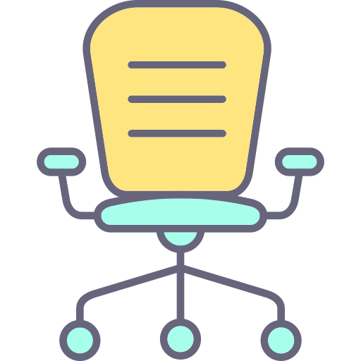 Office chair Generic Outline Color icon