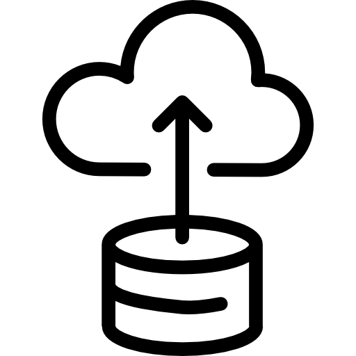 serveur et cloud  Icône