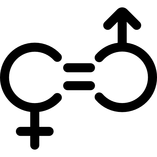 igualdad de género  icono