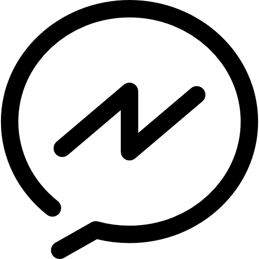 Логотип facebook messenger Basic Rounded Lineal иконка