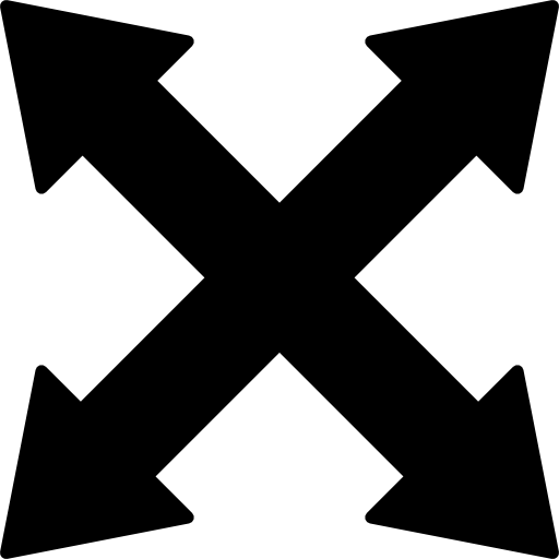 크로스 화살표  icon