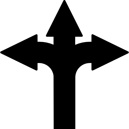 flecha tripla  Ícone