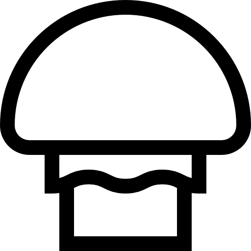 キノコ Basic Straight Lineal icon