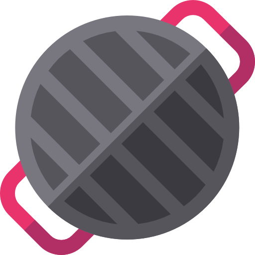 グリル Basic Rounded Flat icon