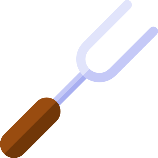 Fork Basic Rounded Flat icon