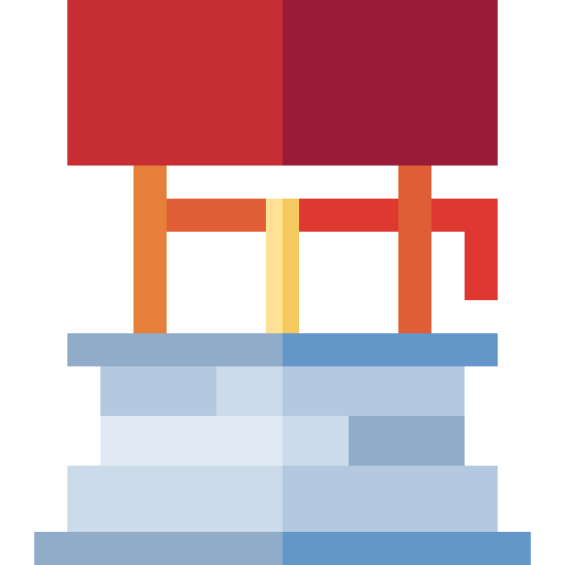 Water well Basic Straight Flat icon