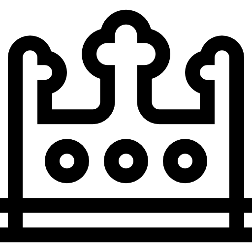 korona Basic Straight Lineal ikona