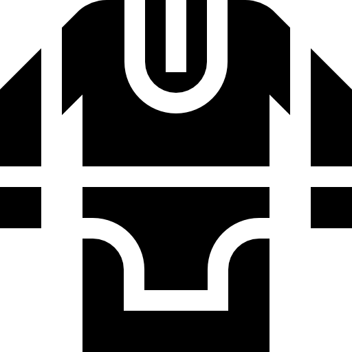tunica Basic Straight Filled icona