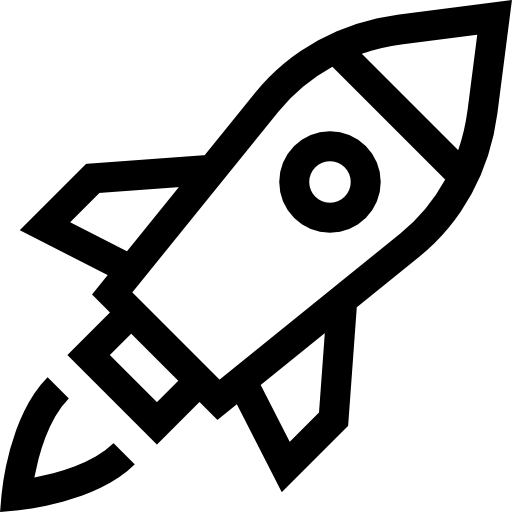로켓 Basic Straight Lineal icon