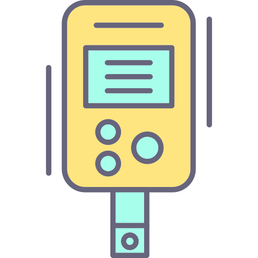 Prueba de diabetes Generic Outline Color icono