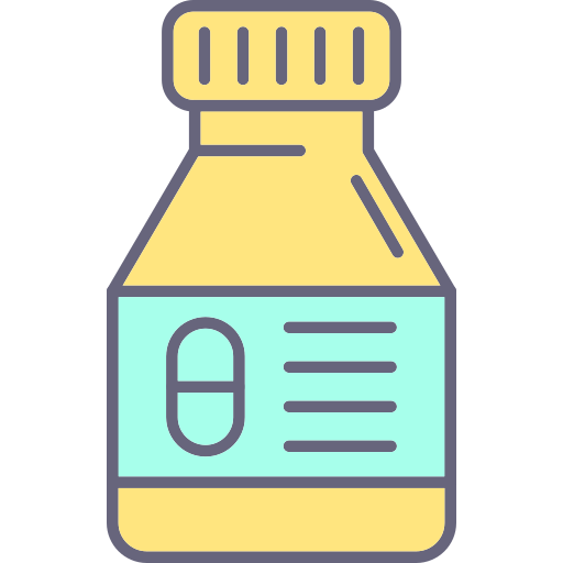 薬 Generic Outline Color icon