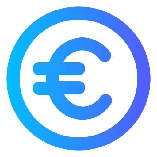 Euro Generic Gradient icon