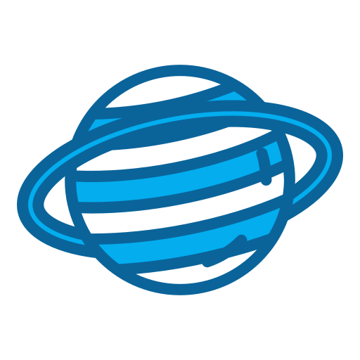 Saturn Generic Blue icon