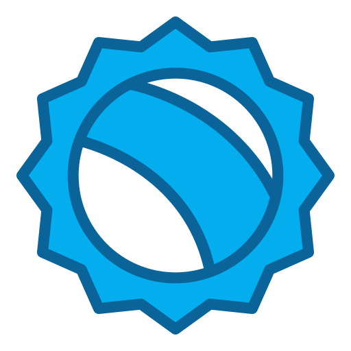 太陽 Generic Blue icon