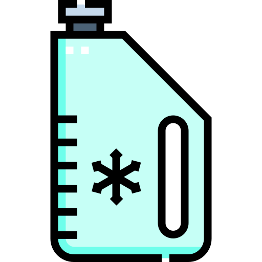 liquide de refroidissement Detailed Straight Lineal color Icône