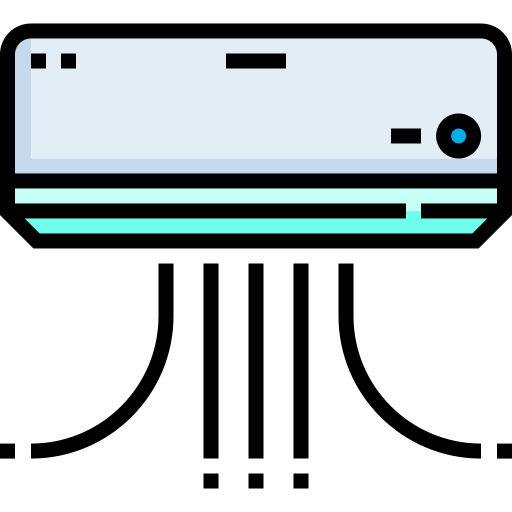 condizionatore Detailed Straight Lineal color icona