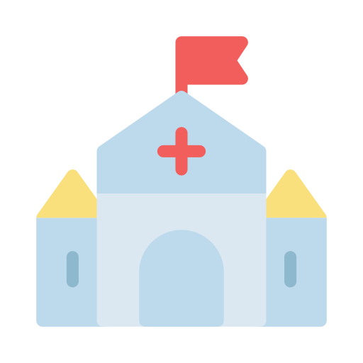 kirche Vector Stall Flat icon