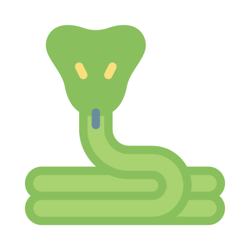 蛇 Vector Stall Flat icon
