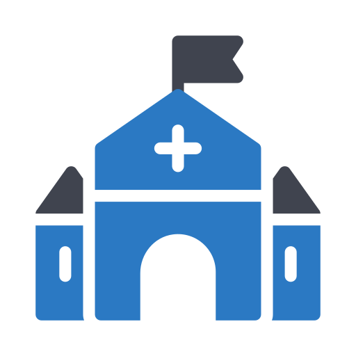 iglesia Generic Blue icono