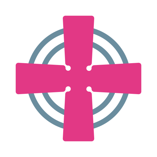 krzyż celtycki Vector Stall Flat ikona