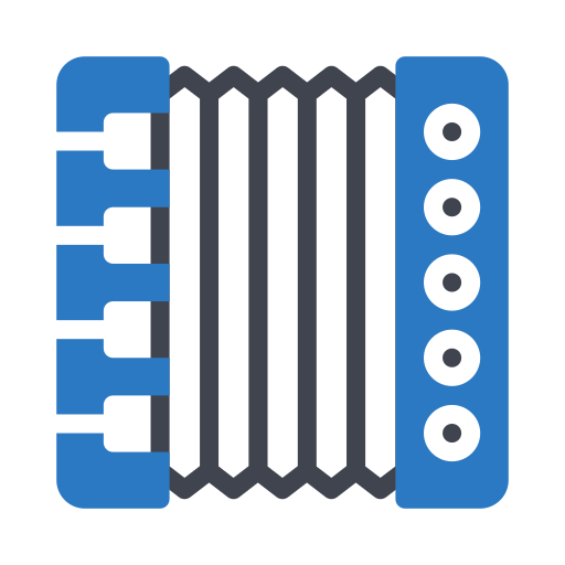 accordeon Generic Blue icoon