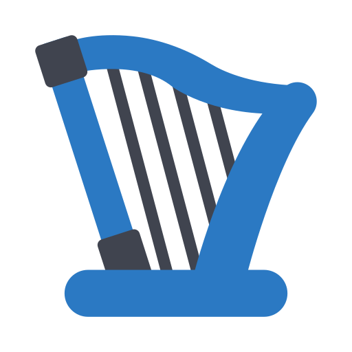 harpe Generic Blue Icône