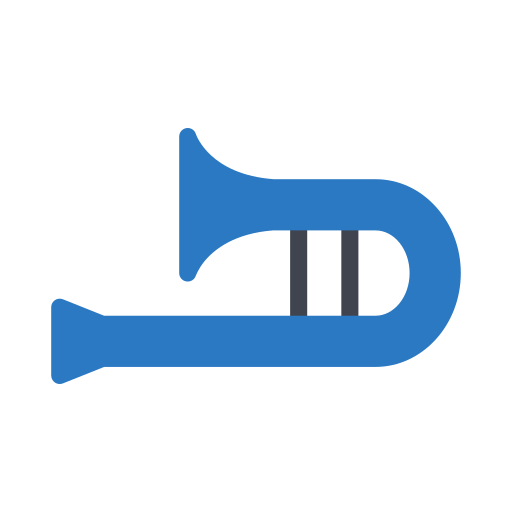 트럼펫 Generic Blue icon
