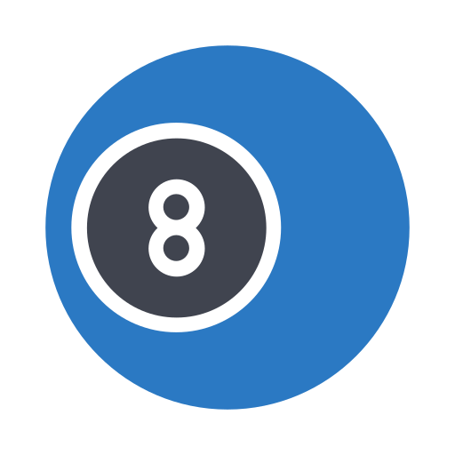 palla da biliardo Generic Blue icona