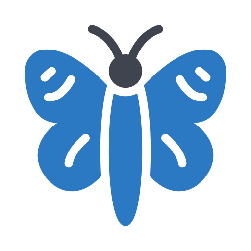 Butterfly Generic Blue icon