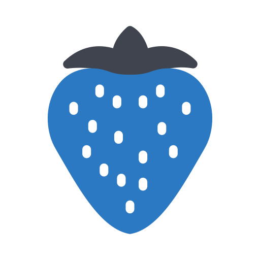 morango Generic Blue Ícone