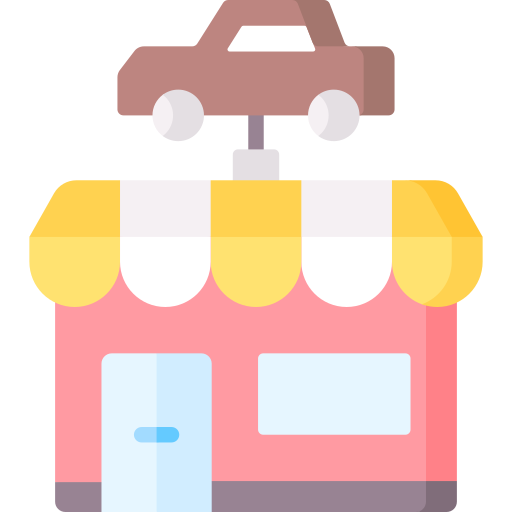 Car shop Special Flat icon