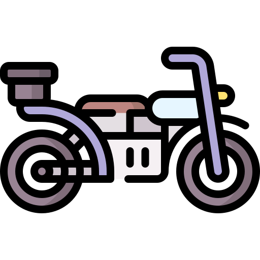 motocicleta Special Lineal color icono