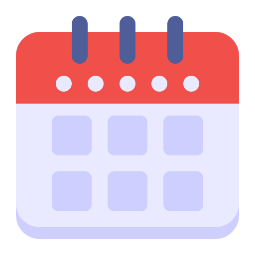 data del calendario Generic Flat icona