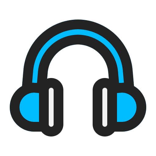 Headphones Generic Outline Color icon