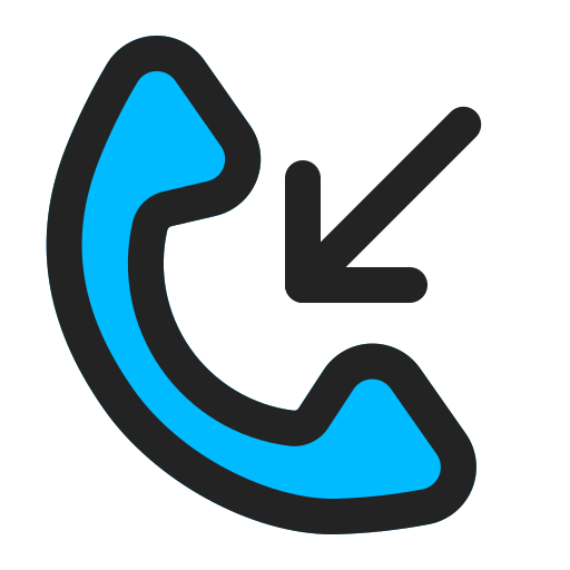 Incoming call Generic Outline Color icon