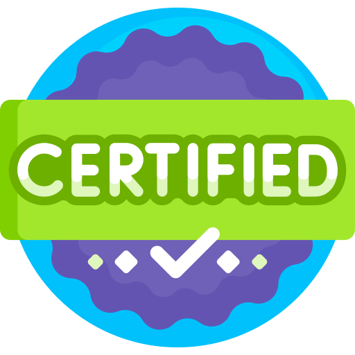 Certified Detailed Flat Circular Flat icon