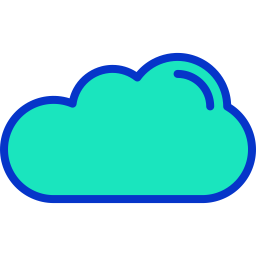 Cloud Generic Outline Color icon