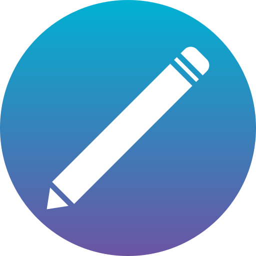 ołówek Generic Flat Gradient ikona
