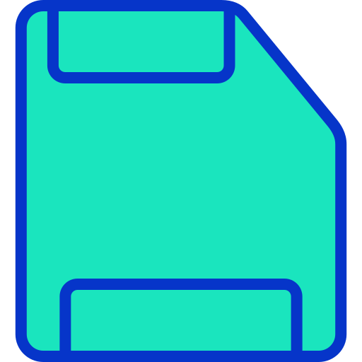 disquete Generic Outline Color icono
