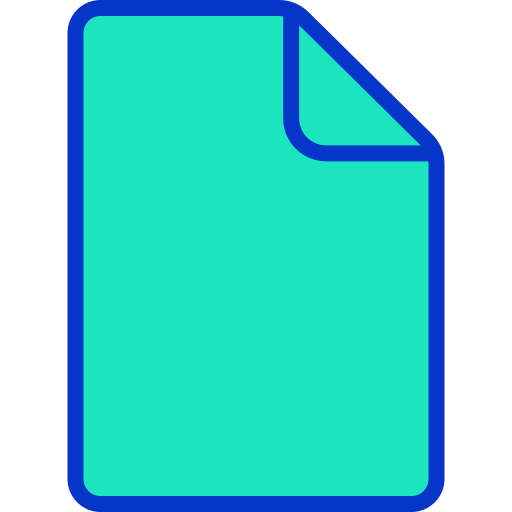 fichier Generic Outline Color Icône