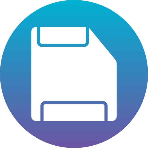 floppy disc Generic Flat Gradient icona