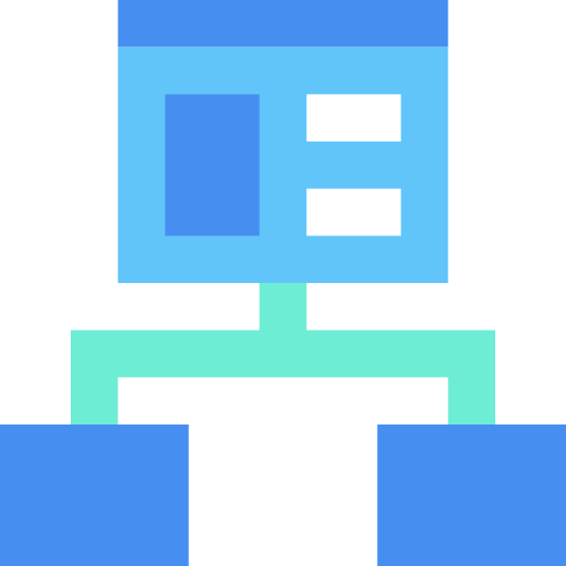 사이트 맵 Generic Blue icon